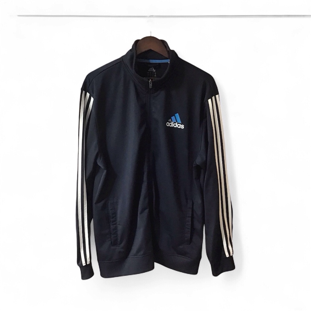 Mens Adidas Track Jacket XL Navy